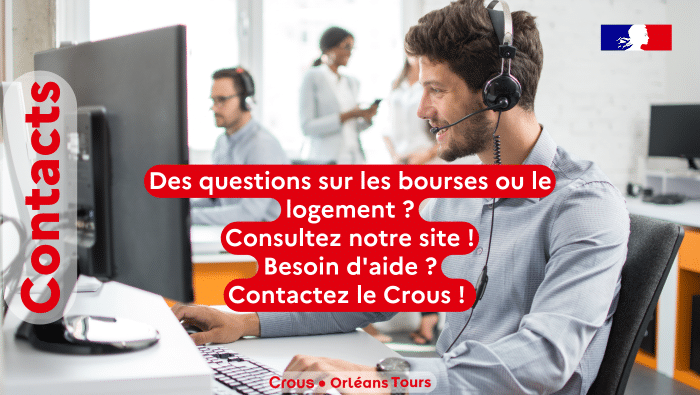 DSE - Comment contacter le Crous pour les bourses, le logement ou la CVEC ? 2 Contact tel Crous